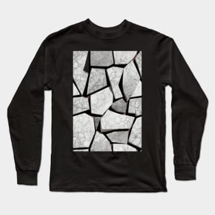 Stylized Granite Stone Pattern Texture #13 Long Sleeve T-Shirt